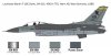 Italeri 72009 F-16 C/D Night Falcon - Complete Set For Modeling 1/72